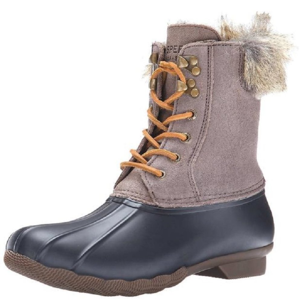 Sperry Faux Fur Duck Boots 7
